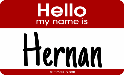 Hello my name is Hernan png download
