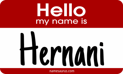 Hello my name is Hernani png download