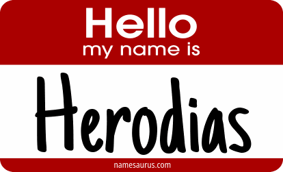 Hello my name is Herodias png download