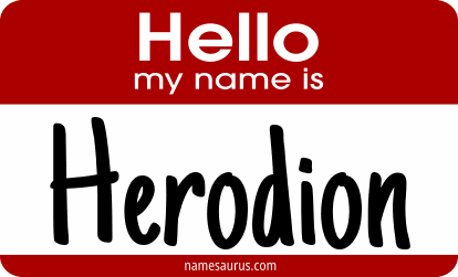 Hello my name is Herodion png download