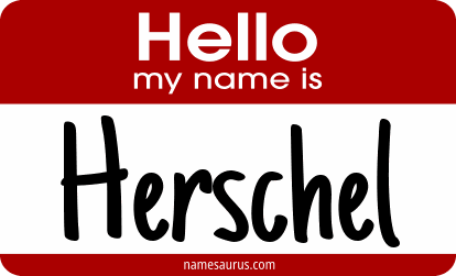 Hello my name is Herschel png download