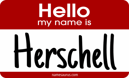 Hello my name is Herschell png download
