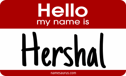 Hello my name is Hershal png download
