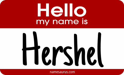 Hello my name is Hershel png download