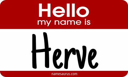 Hello my name is Herve png download