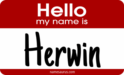 Hello my name is Herwin png download