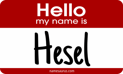 Hello my name is Hesel png download
