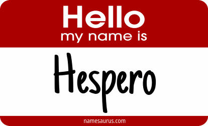 Hello my name is Hespero png download