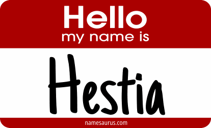 Hello my name is Hestia png download
