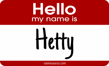 Hello my name is Hetty png download