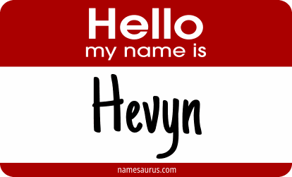 Hello my name is Hevyn png download
