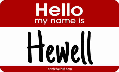 Hello my name is Hewell png download