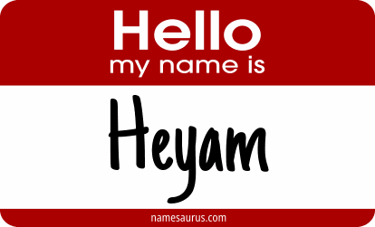 Hello my name is Heyam png download