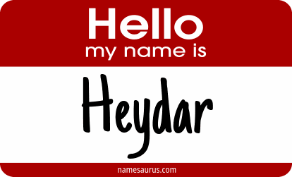 Hello my name is Heydar png download