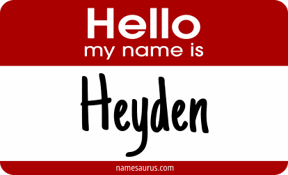 Hello my name is Heyden png download