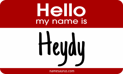 Hello my name is Heydy png download