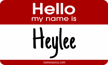 Hello my name is Heylee png download
