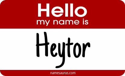 Hello my name is Heytor png download