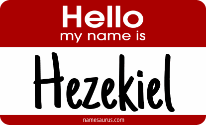 Hello my name is Hezekiel png download