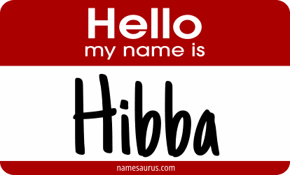 Hello my name is Hibba png download