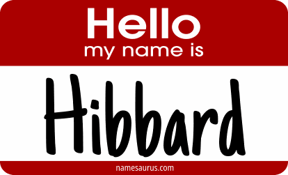 Hello my name is Hibbard png download