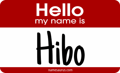 Hello my name is Hibo png download
