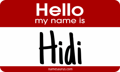 Hello my name is Hidi png download