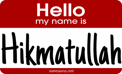Hello my name is Hikmatullah png download
