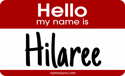 Hello my name is Hilaree png download