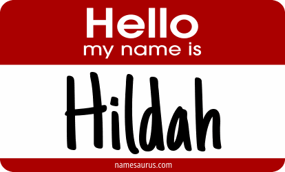 Hello my name is Hildah png download