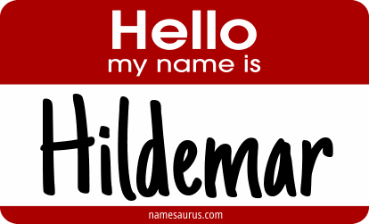 Hello my name is Hildemar png download