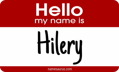 Hello my name is Hilery png download