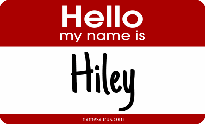 Hello my name is Hiley png download