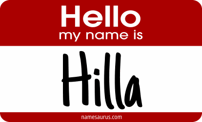 Hello my name is Hilla png download