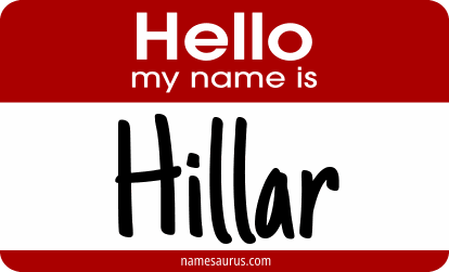 Hello my name is Hillar png download