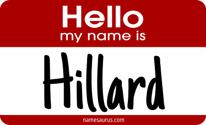 Hello my name is Hillard png download