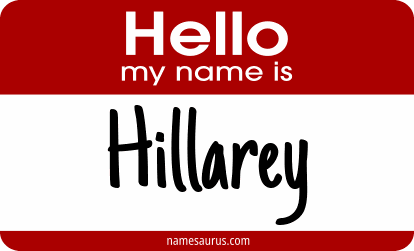Hello my name is Hillarey png download