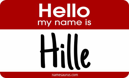 Hello my name is Hille png download