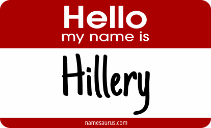 Hello my name is Hillery png download