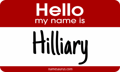 Hello my name is Hilliary png download