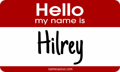 Hello my name is Hilrey png download