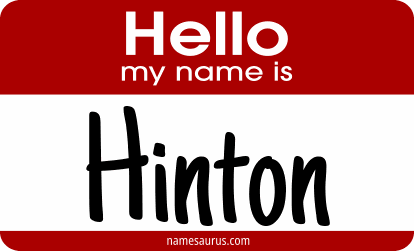 Hello my name is Hinton png download