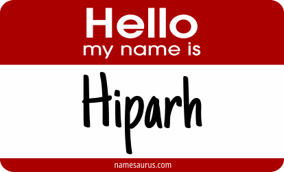 Hello my name is Hiparh png download