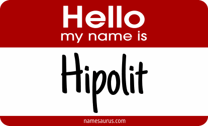 Hello my name is Hipolit png download