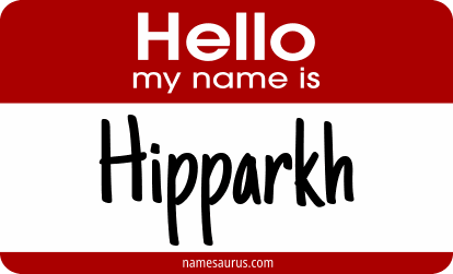 Hello my name is Hipparkh png download