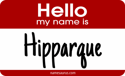 Hello my name is Hipparque png download