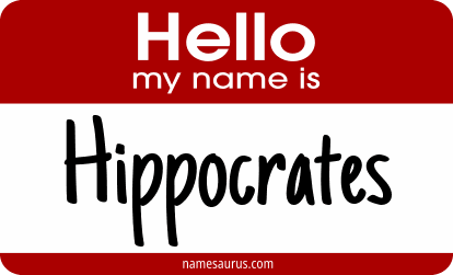 Hello my name is Hippocrates png download