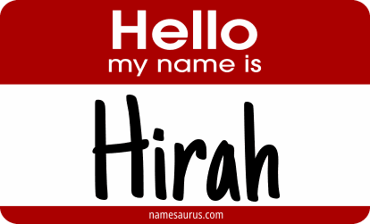 Hello my name is Hirah png download