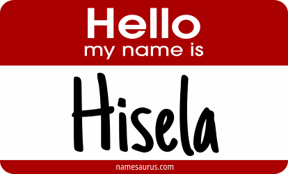 Hello my name is Hisela png download