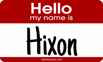 Hello my name is Hixon png download